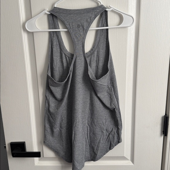 Gray Racerback Tank Top - Picture 2 of 2